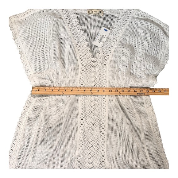 SeaSpice Resort Wear Women’s Cover-up White Size L Beach Tunic - Picture 7 of 13